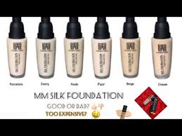 mm silk foundation beige shade