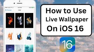 live wallpaper on iphone ios 16