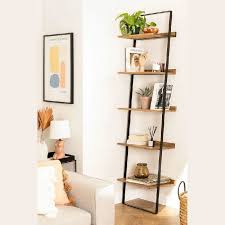 5 Tier Ladder Shelf Wall Standing