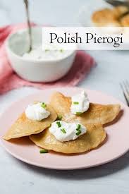 basic polish pierogi dough with three