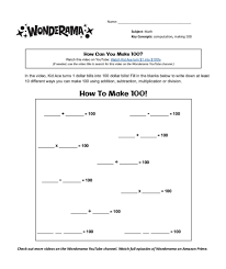how many ways can you make 100 wonderama