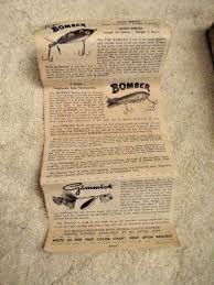 3 Pcs Vint Lure Boxs Bomber Catalog Bomber And 50 Similar Items