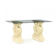 cast stone console table
