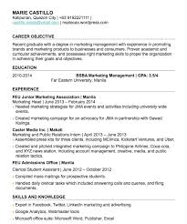 Where did you go to school? How To Write A Fresh Graduate Resume With No Work Experience Kalibrr Blog