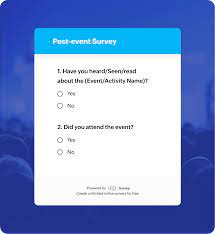 post event survey questionnaire