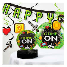 creative converting game party birthday decorations kit