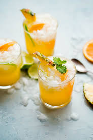 pineapple punch with ginger beer a