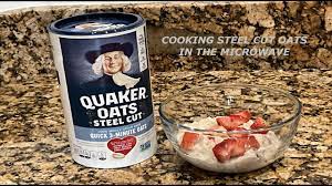 cooking steel cut oats in the microwave