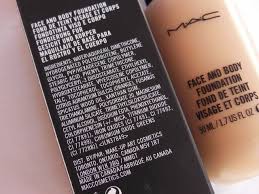 mac face and body foundation c4 review
