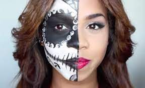 sugar skull makeup looks for halloween