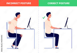 correct sitting computer posture