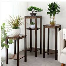 Side Table Bonsai Flower Plant Shelf