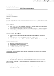 Cover Letter For Quality Assurance Technician 