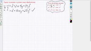 Zapisz wyrazenie w postaci sumy algebraicznej 1 - YouTube