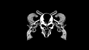 HD wallpaper: ammo, ammunition, bullet, dark, guns, horror, skull, weapons  | Wallpaper Flare