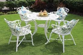 Cast Aluminium Garden Chairs Set