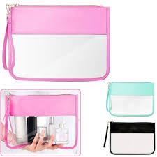 transpa clear cosmetic bag large