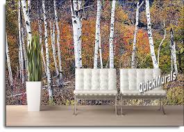 Birch Forest L And Stick Wall Mural