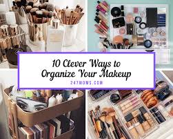 10 clever ways to organize your makeup