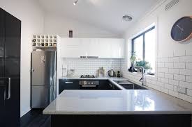 Black And White Kitchens Gray Front