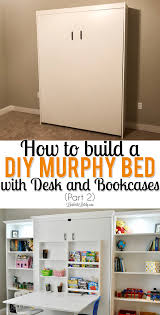 Bestar queen murphy bed, pur collection. How To Build A Diy Murphy Bed With Desk And Bookcases Part 2 Lamberts Lately