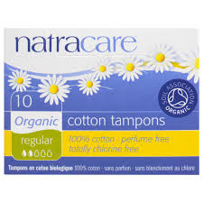 Natracare Organic Cotton Tampons Regular 10 Tampons Iherb