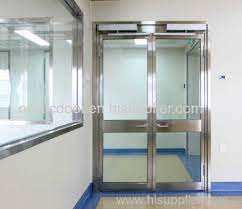 Automatic Glass Swing Door Ss304 With