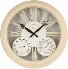 outdoor clocks and themometers the