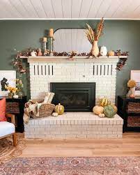 Fall Fireplace Decor Ideas