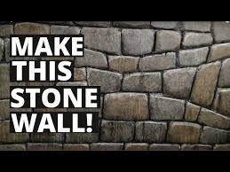 Realistic Stone Wall Out Of Xps Foam