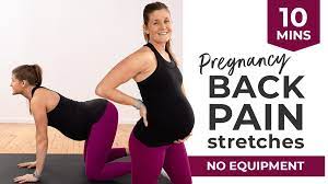 8 pregnancy stretches to relieve back