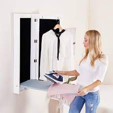 wall mounted ironing board cabinet
