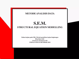 S E M Structural Equation Modelling