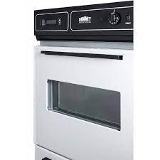 Summit Wem715kw 24 Inch White Electric Single Wall Oven