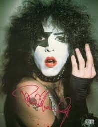 paul stanley signed autographed 11x14