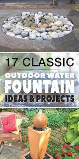 17 classic outdoor water fountain ideas