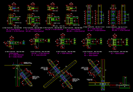 8 structural steel connections autocad