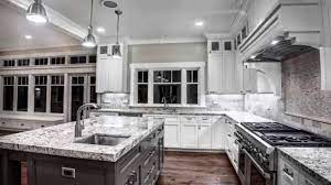 The hardwood floor brings the whole design together nicely. Gray Kitchen Ideas Youtube