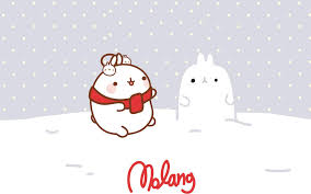 37 listings of hd molang wallpaper picture for desktop, tablet & mobile device. San X Molang Christmas Desktop Wallpapers Cute Wallpapers Desktop Background