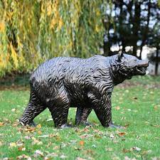 Bear Cub Antique Bronze Garden
