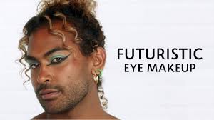 futuristic eye makeup tutorial