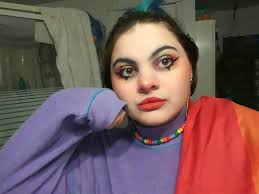 rainbow clown makeup emo amino