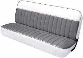 Two Tone Pleated Vinyl Bench Seat
