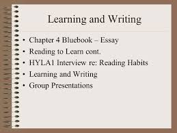 Essay Writing  Introduction  Process