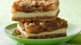 apple oat cheesecake bars