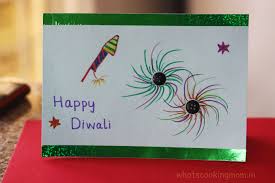 Handmade Cards For Diwali Whats Cooking Mom