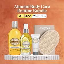 almond body care routine bundle at 122