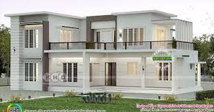 2000 Sq Ft Flat Roof Home Plan With 4