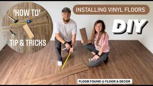 how to install vinyl floors from floor