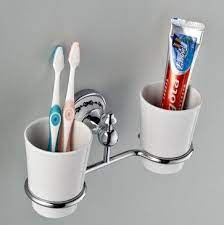 Vintage Wall Mounted Toothbrush Tumbler